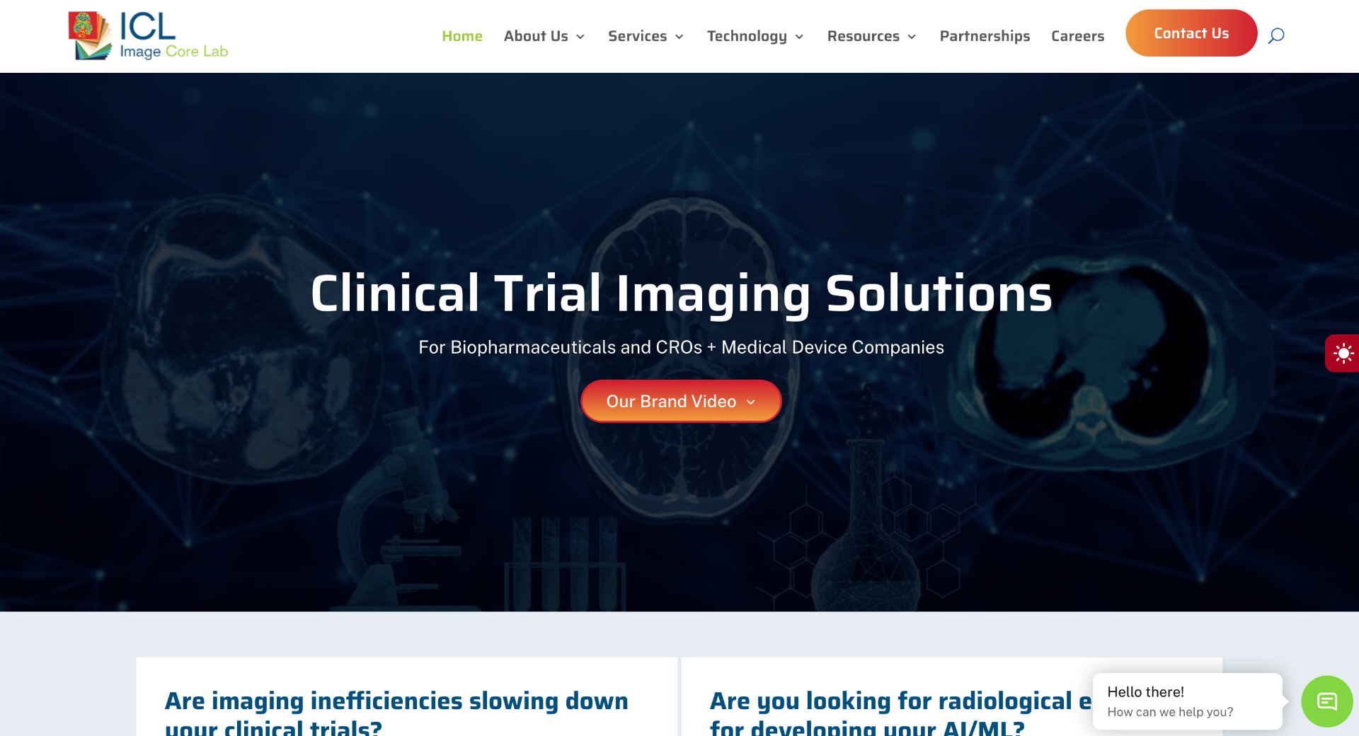 ICL — Clinical Trial Imaging — case study screenshot